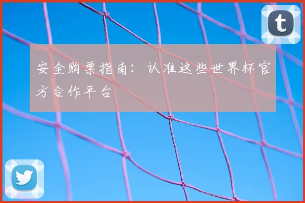 安全购票指南：认准这些世界杯官方合作平台