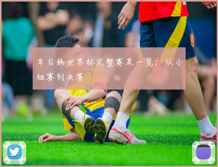 年日韩世界杯完整赛果一览:从小组赛到决赛